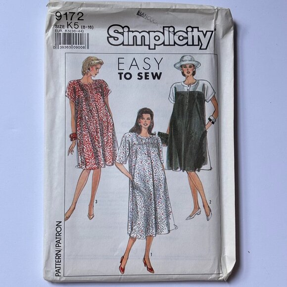 Simplicity 9172 Easy to Sew Dress - Picture 1 of 2